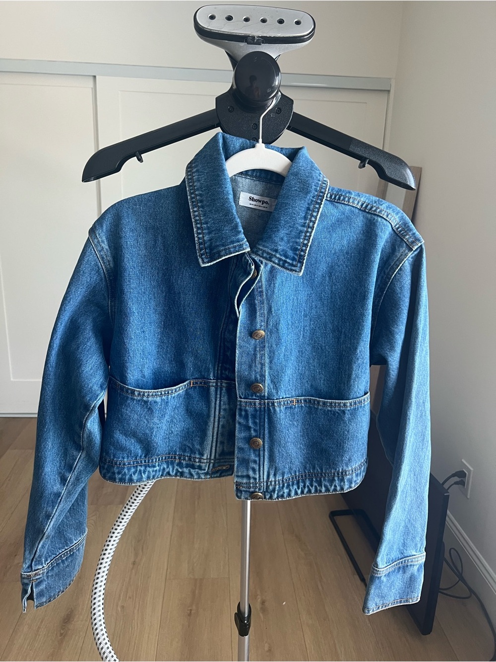 Showpo Light Blue Denim Shirt Jacket